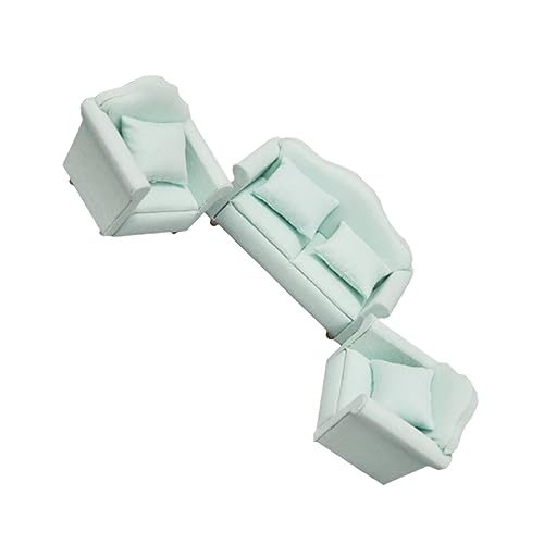 ifundom 1 Satz Mini- Couch Sofa kindersofa Toys kinderspielzeug -Miniaturmöbel Sitz zappeln Bausatz Auto Puppe Minisofa Sofa-Modell für zu Hause Bambus von ifundom