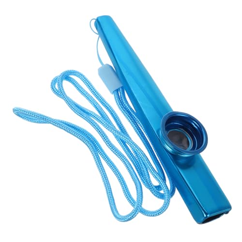 ifundom 1 Satz Musikalisches Spielzeug Für Kinder Gitarren-Kazoo-Partner Kazoos Für Den Anfang Erwachsenes Instrument Musikperformance Kazoo Haushalts-kazoos Erwachsene Kazoos Metall Blue von ifundom