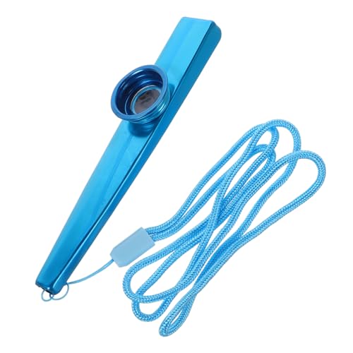 ifundom 1 Satz Musikalisches Spielzeug Für Kinder Kazoo Für Kinder Musikperformance Kazoo Kazoos Musikinstrument Gitarren-Kazoo-Partner Professionelle Kazoos Kazoo-Spielzeug Metall Blue von ifundom