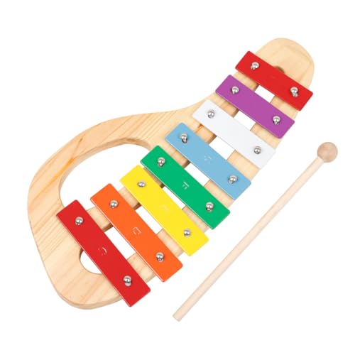 ifundom 1 Satz Oktave Handpercussion Metallophon-Schlagzeug Lustige Percussion Musikspielzeug Für Kinder Musikspielzeug Für Babys Orff Musikspielzeug Schlaginstrument Colorful Hölzern von ifundom