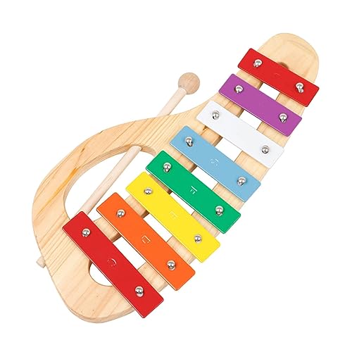 ifundom 1 Satz Oktave Handpercussion Xylophon Für Kinder Lustige Percussion Pädagogische Musikinstrumente Schlaginstrumente Für Kinder Lernspielzeug Für Kleinkinder Colorful Metall von ifundom