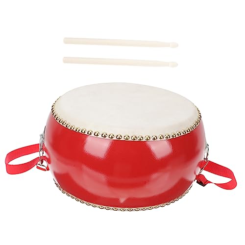 ifundom 1 Satz Percussion aus Rindsleder kinderinstrumente musikinstrumente kinderschlagzeug Schlagzeugspielzeug kinderparty mitgebsel trommeln -Trommeln Holz von ifundom