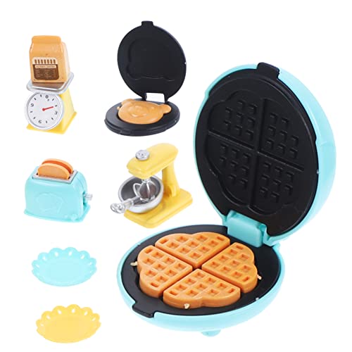 ifundom 1 Set Miniatur Küchengeräte Für Puppenhaus Mini Frühstücks Toaster Und Mixer Zubehör Miniatur Dekoration Für Puppenhaus Kit von ifundom