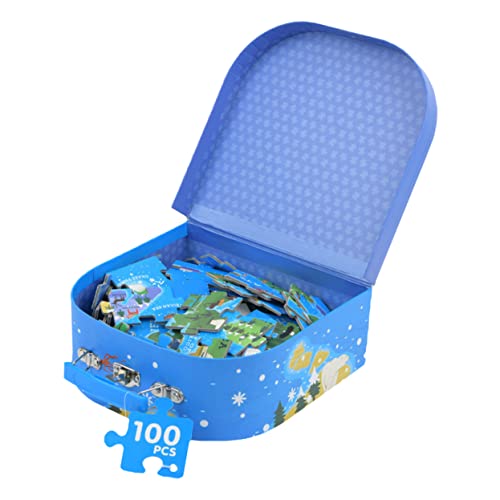 ifundom 1 Satz Puzzle World map laubsägen für Kinder rätsel für Kinder + Play Lernspielzeug für Vorschulkinder Sortierer für Kinderformen Kinder rätseln Weltkartenrätsel Papier Blue von ifundom