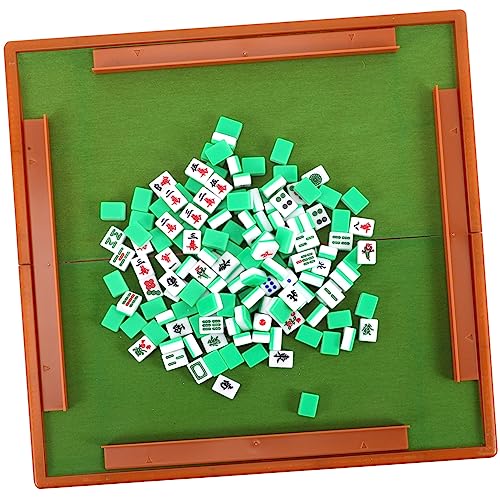 ifundom 1 Satz Reise Freizeit Mahjong Kollege famaliguy Mahjong Game Mahjong-Bar zartes Mini-Mahjong Requisiten für Reisetischspiele Spielzeug Mahjong-Kit Tischspiel Mahjong Requisiten Abs von ifundom