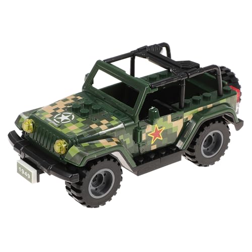 ifundom 1 Satz SUV-Modell Vintage-Spielzeug Vintage Wohnkultur -Verzierung Autoschmuck Kinder bastelset basteln für Kinder Miniaturauto Miniaturautomodell Plastik Green von ifundom