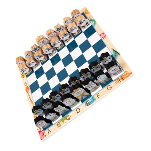 ifundom 1 Satz Schach geheimes Brettspiel Spiele Magnet-Schachspiel schachspiel pädagogisches Schachspielzeug für interaktives Spielbrett hölzern von ifundom