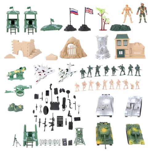 ifundom 1 Satz Soldaten Modell Anzug Mann-Actionfiguren Soldaten-Actionfiguren Mini-Spielzeug kinderspielzeug Kinder Spielzeug Soldatenmodell Soldat Spielzeug selber Machen Plastik von ifundom