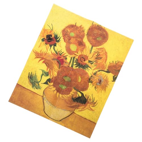 ifundom 1 Satz Sonnenblumen-Puzzle Kinderrätsel Rätsel Für Erwachsene Erwachsenes Teenager-Spielzeug Rätsel Zum Thema Sonnenblume Puzzle-Matching Yellow Papier von ifundom