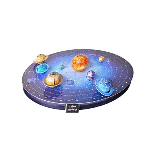 ifundom 1 Satz Sonnensystem Planetarium Puzzle Solar- äußere Platz Toys Children Toys spielwaren draußen rätselspiele Space rätseln Lehrmittel kreatives Rätsel Papier von ifundom