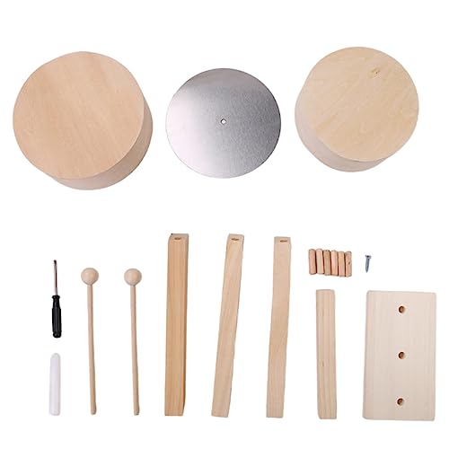 ifundom 1 Satz Spielzeug für Kinder Mini-Drum-Kit-Modell Kinder spielset Kinderspielzeug Musikalisches Spielzeug Schlaginstrument Spielzeug Kinder Trommelset Metall von ifundom