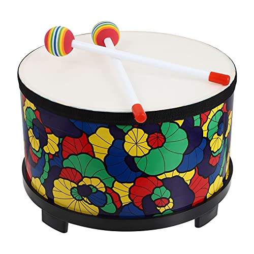 ifundom 1 Satz Spielzeugtrommel Sammeltrommel Kinder spielset Handtrommel Percussion-Musik kinderinstrumente Kinder musikinstrumente Schüttelrassel Instrumentenspielzeug hölzern Colorful von ifundom