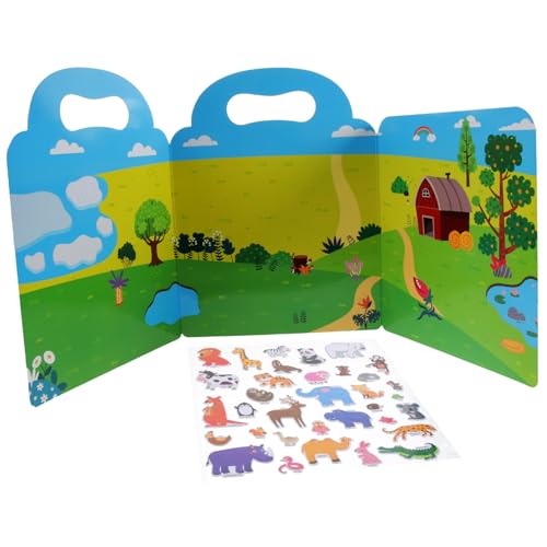 ifundom 1satz Stickerbuch Für Kleinkinder Lustige Und Lehrreiche Aufkleber Für Kreatives Spielen Und Lernen Für Vorschulkinder Tragbares Lernspielzeug Tiere ifundom 1satz Stickerbuch Für Kleinkinder Lustige Und Lehrreiche Aufkleber Für Kreatives Spielen Und Lernen Für Vorschulkinder Tragbares Lernspielzeug Tiere von ifundom