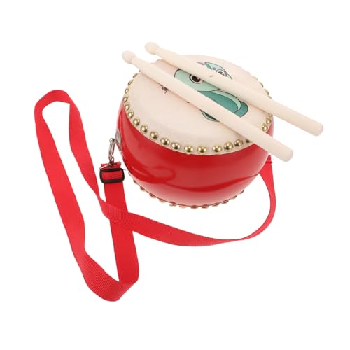 ifundom 1 Satz Tambourin Trommel Zum Singen Und Tanzen Musikinstrumente Für Kinder Handtrommel Für Kinder Musikspielzeug Für Babys Handglocken Für Kinder Schlagzeug Für Kinder PVC von ifundom