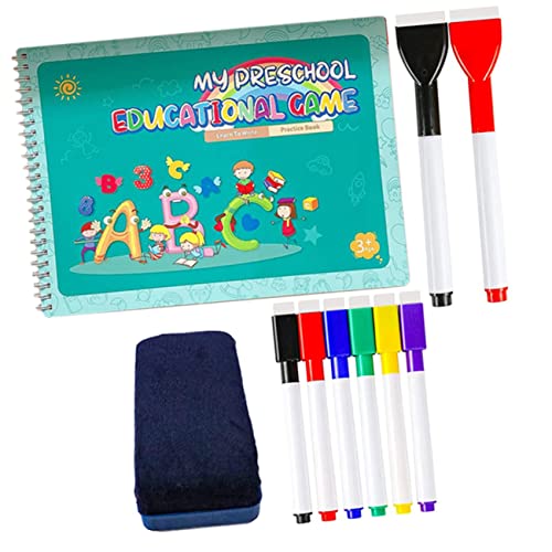 ifundom 1 Satz Übungsbuch Früherziehung Heft für Kinder Lernkarten zum Schreiben Educational Toy for Handwriting Exercises for Spielzeug Kinder Lernbuch Lernkarten schreiben von ifundom