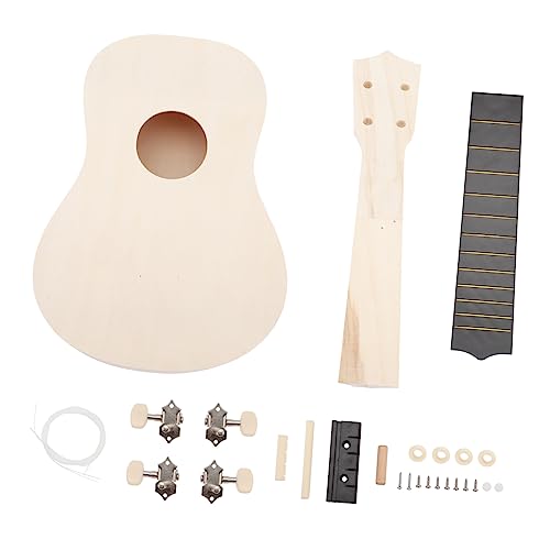 ifundom 1 Satz Ukulele selber Machen Bauen Sie Ihr Ukulele-Kit Mini-Gitarren-Musical kinderinstrumente Kinder musikinstrumente Ukulele DIY Material gitarrenbausatz selber Machen Plastik von ifundom