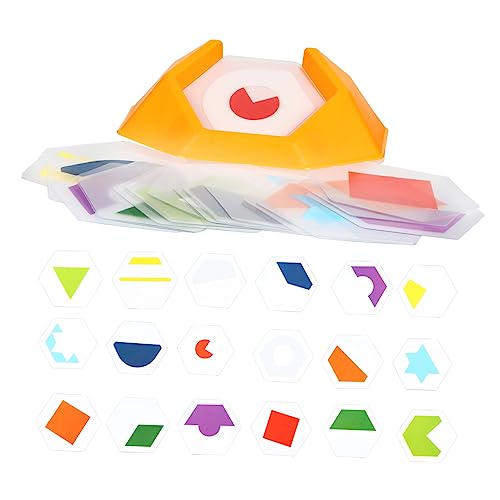 ifundom 1 Schachtel Denkspiel entwicklung kindliche entwicklung Educational Toys zabawki stymulujące rozwój Geometrisches Puzzle Stressabbau-Puzzle 3D-Form-Puzzle Plastik von ifundom