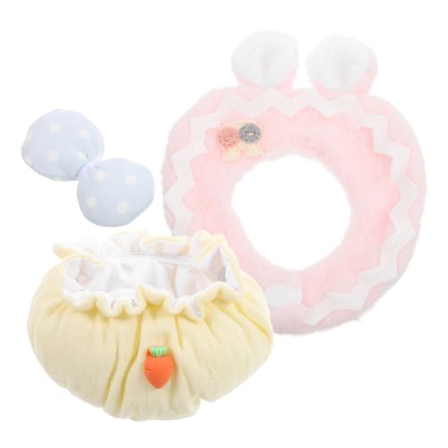 ifundom 1 Set Babykleidungsset Babyartikel Lätzchen Babypuppen Babypuppen Babysachen Outfit Babykleidung Stoffbärenkleidung Für Die Dekoration Austauschbare Stoffbärenkleidung von ifundom