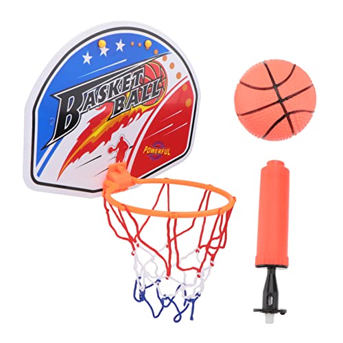 ifundom 1 Set Basketballständer Kinderbasketball Mit Inflator Türzimmer Basketballkorb Kinderbasketballkorb Und Ständer Indoor Körbe Kinderspielzeug Mini Wand Basketballspielzeug von ifundom