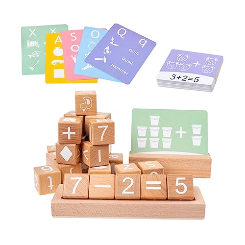 ifundom 1 Set Digitale Bausteine Spielzeug Lernblöcke Blockbuchstaben Alphabet 123 Blöcke Spielzeug Rayan Spielzeug Für Kinder Tylonal Alphabet Buchstabenblöcke Aus Holz Khaki von ifundom