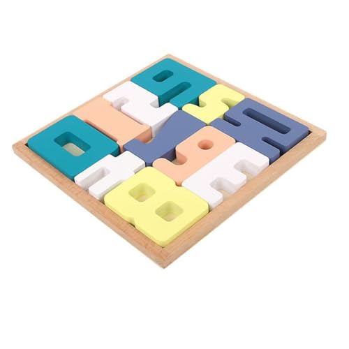 ifundom 1 Set Digitales Kognitives Puzzle Kinderspielzeug Intelligenzentwicklungsspielzeug Zählstäbe Mathematik Kognitive Spielzeuge Bildung Vorschulisches Lernspielzeug Aus Holz von ifundom