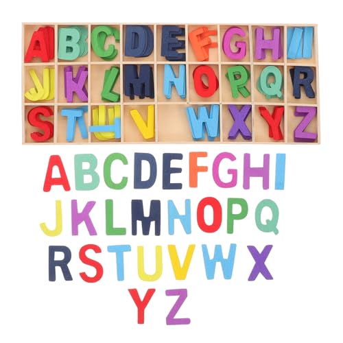 ifundom 1satz Holz Buchstaben Set Für Junge Mädchen Pädagogisches Lernspielzeug Mit Aufbewahrungstablett Für Kreative -projekte Und Heimdekoration Für Vorschule Und Frühkindliche ifundom 1satz Holz Buchstaben Set Für Junge Mädchen Pädagogisches Lernspielzeug Mit Aufbewahrungstablett Für Kreative -projekte Und Heimdekoration Für Vorschule Und Frühkindliche von ifundom