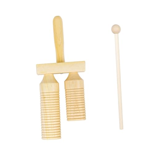 ifundom 1 Set Holz Percussion Instruments Musik Rhythmus Spielzeug Musikunterrichtwerkzeuge von ifundom