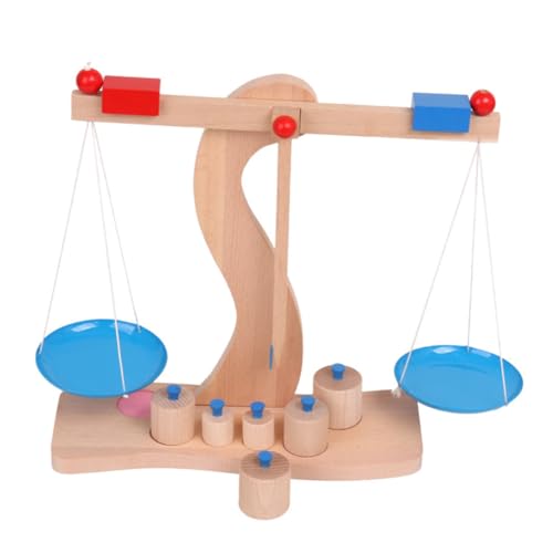 ifundom 1 Set Holz Zahlenbalance Holzspielzeug Balance Spiele Für Kinder Balance Spielzeug Holzwaage Balance Spiel Kleinkind Pädagogisches Spielen Balance Waage Spielzeug von ifundom