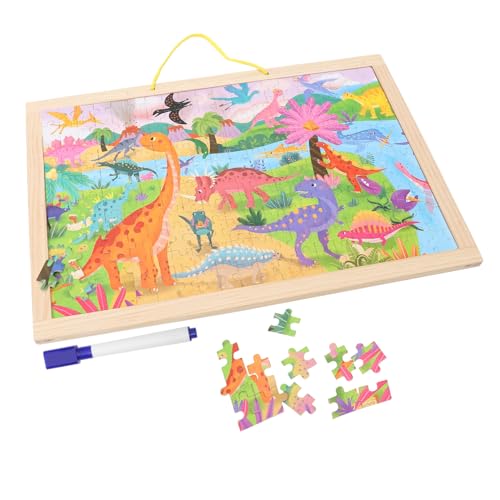 ifundom 1 Set Holzpuzzle Kleinkinderpuzzles Kinderpuzzles Meerestierspielzeug Puzzles Für Kleinkinder Für Kleinkinder Kinderzeichenblock Kinderpuzzles Cartoon Holzpuzzle von ifundom