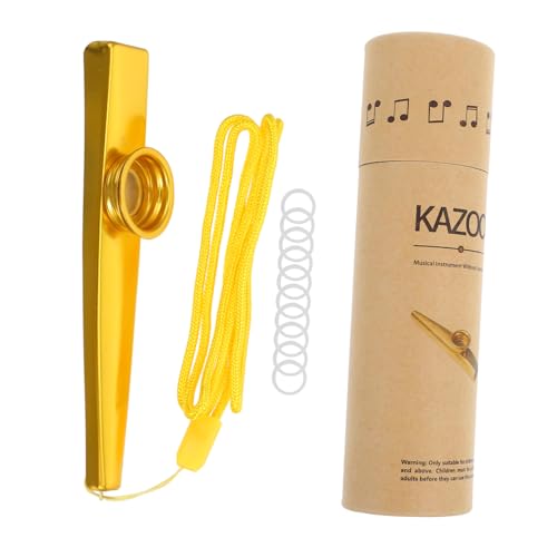 ifundom 1 Set Kazoo Musikinstrument Metall Kazoo Professionelles Kazoo Mit Flötenmembranen ifundom 1 Set Kazoo Musikinstrument Metall Kazoo Professionelles Kazoo Mit Flötenmembranen von ifundom
