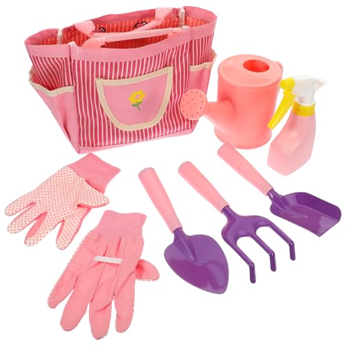 ifundom 1 Set Kinder Gartengeräte Gartengeräte Kleinkind Gartenhandschuhe Kinder Rasengeräte Strauchrechen Gartenkelle Gartenrechen Gartengeräte Für Kinder Kleinkind Anzug Eisen von ifundom