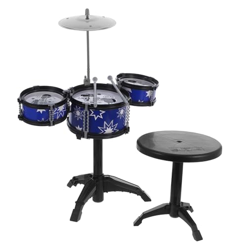 ifundom 1 Set Kinder Jazz Drum Kit Musical Bildungs ​​Instrument Spielzeug Simulation Jazz Trommel Percussion Instrument Für Kinder Teenager Jungen Mädchen von ifundom