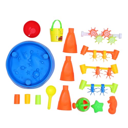 ifundom 1 Set Kinder Sandtisch Spielzeug Strand Sand Spielzeug Wasser Sandtisch Playset Strand Spielzeug von ifundom