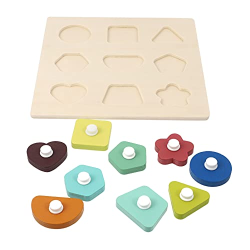 ifundom 1 Set Puzzle Sportspielzeug Stapelspielzeug Kinderspielzeug Bausteine ​​Für Kleinkinder Für Babys Für Kleinkinder Lernpuzzle Holzpuzzle Bunt von ifundom