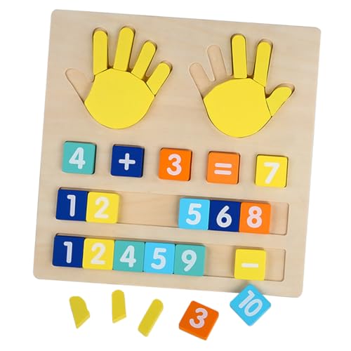 ifundom 1 Set Rechenspielzeug Roboterspielzeug Werkzeugkasten Kinderspielzeug It Spiel Zahlenmathematik Intelligenzentwicklungs Additions Und Subtraktions Mathe Aus Holz von ifundom