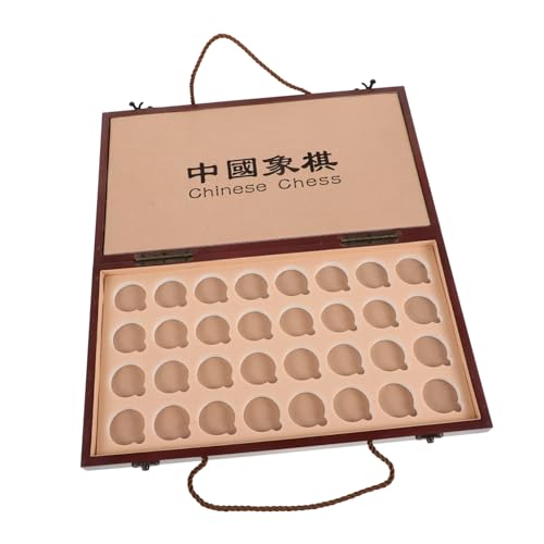 ifundom 1 Set Schachbox Für Kleinkinder Schachbrett Aldut Spielzeug Schachmatte Reiseschach Set Kinderspielzeug Chinesisches Schachspielzeug Chinesisches Schach Set Schachspiel von ifundom