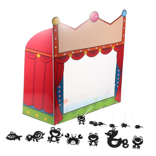 ifundom 1 Set Schattenpuppen Bühnenset Handgefertigtes Schattenpuppenspiel Schattenpuppen Zubehör Schattenpuppentheater Schattenpuppenspiel Materialien Praktisches von ifundom