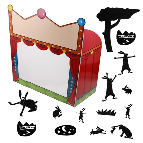 ifundom 1 Set Schattenpuppenspielbühne Halloween Spielzeug Halloween Spielzeug Halloween Aufkleber Für Halloween Spielzeug Mini Spielzeug Kinderspielzeug Puppentheater Karneval Fotokabine von ifundom