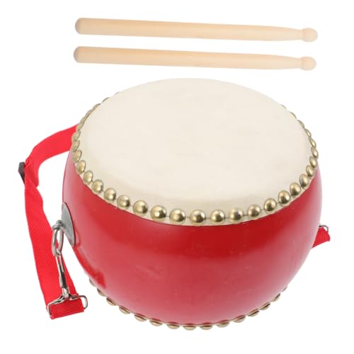 ifundom 1 Set Schlaginstrumente Holztrommel Mit Kuhhaut Für Musikalische Früherziehung Interaktives Percussion Für Pädagogisches Musikinstrument von ifundom