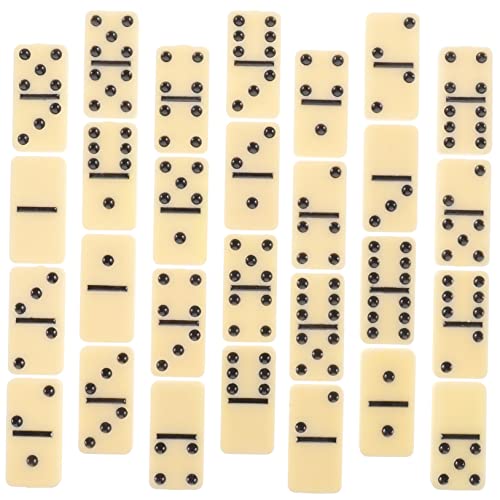 ifundom 1 Set Set Dominosteine ​​Bausteine ​​Domino Block Domino Brettspiel Brettspiele Haushalt Domino Party Brettspiele Melamin von ifundom