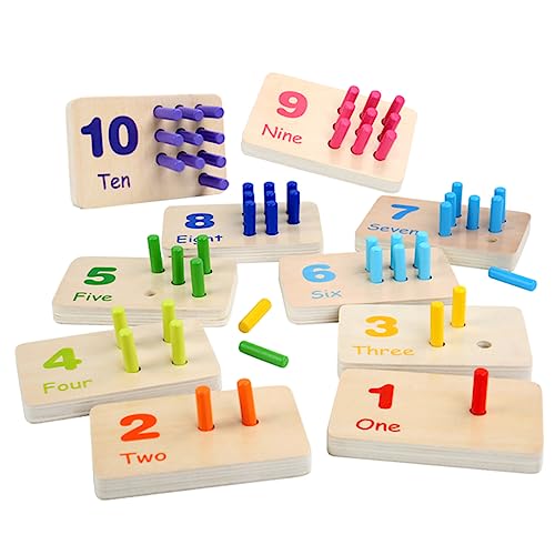 ifundom 1 Set Stick Korb Puzzle Outdoor Bord Krabben Ursache Und Wirkung Sensorischen Stuhl Zappeln Sensorischen Bin Spiele Filz Bunte Holz von ifundom