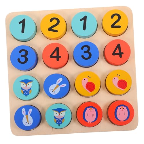 ifundom 1 Set Sudoku Spiel Schachspiel Kleinkinder Sudoku Zahlenbrettspiel Schachbrettspiel Steckbrett Spielzeug Rechnen Lernen Sudoku Spielzeug Mathematik Sudoku Spielzeug von ifundom