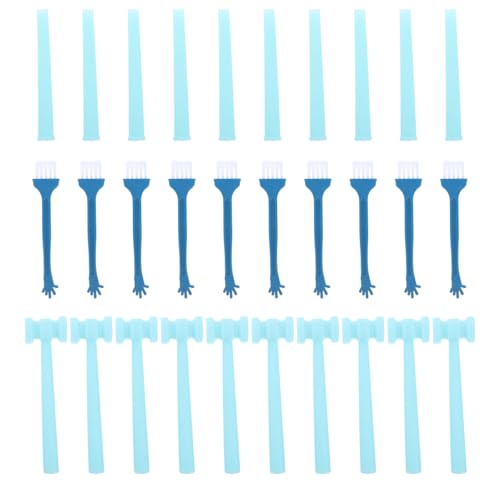 ifundom 10 Sätze Graben Werkzeuge Jungenwerkzeuge Mini-zubehör Meißelhammer- Expander-Tools Mini-statuen Gemeinsame Werkzeuge Abwischbare Stifte Für Blue PVC von ifundom