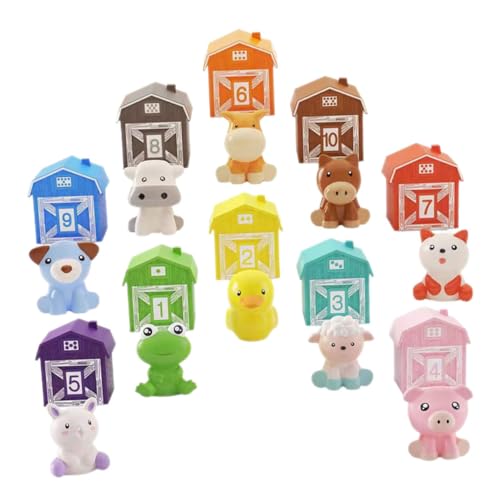 ifundom 10 Stück Fingerpuppen Handfingerpuppen Spielzeug Mini Tierfiguren Fingerspielzeug Für Kinder von ifundom