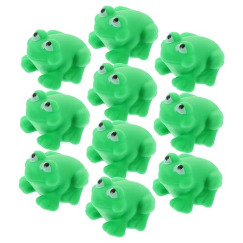 ifundom 10 Stück Frosch Animals Toys for wasserspielzeug Cartoon Frösche wasserspielzeug Kleinkinder badespielzeug Pool-Wasserspielzeug Dusche Vinyl von ifundom