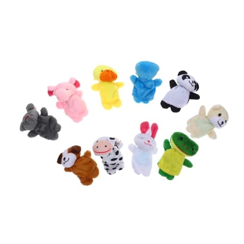 ifundom 10 Stück Mini Fingerpuppen Spielzeug Spielzeug Spielzeug Fingerspielzeug Entzückende Fingerpuppen Hand Fingerpuppen Spielzeug Cartoon Fingerpuppen Handpuppen Plüsch von ifundom