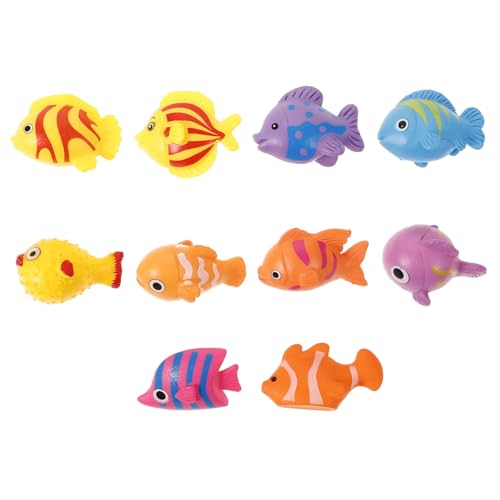 ifundom 10 Stück Teiliges Bunter Realistischer Mini Fischfiguren aus Kunststoff Detailreiche Dekoration für Aquarien Mikro Landschaften und Puppenhäuser Vielseitig Einsetzbar als Aquarium ifundom 10 Stück Teiliges Bunter Realistischer Mini Fischfiguren aus Kunststoff Detailreiche Dekoration für Aquarien Mikro Landschaften und Puppenhäuser Vielseitig Einsetzbar als Aquarium von ifundom