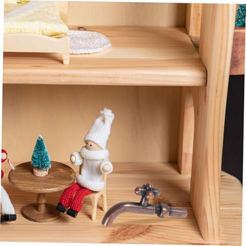 ifundom 10 Stück Teiliges Miniatur-Wasserhahn Langlebigem Kunststoff Vintage Retro-Design Realistische Miniatur-waschbecken-armaturen für Puppenhaus Küche und Bad Platzsparende ifundom 10 Stück Teiliges Miniatur-Wasserhahn Langlebigem Kunststoff Vintage Retro-Design Realistische Miniatur-waschbecken-armaturen für Puppenhaus Küche und Bad Platzsparende von ifundom