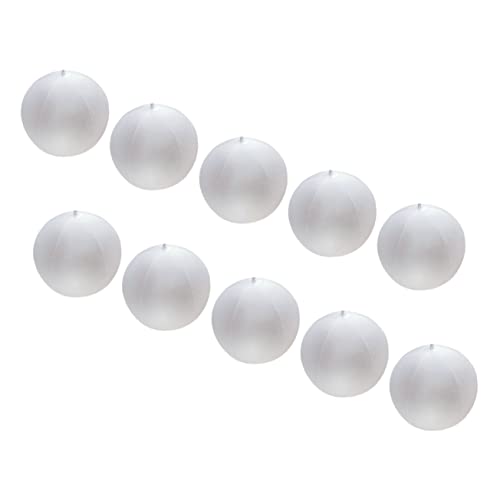 ifundom 10 Stück Wasserball-LED-Dekoration Activity für für Toys ausstecher Fussball Kid Toys zartes Kinderspielzeug multifunktionales Kinderspielzeug PVC Weiß von ifundom