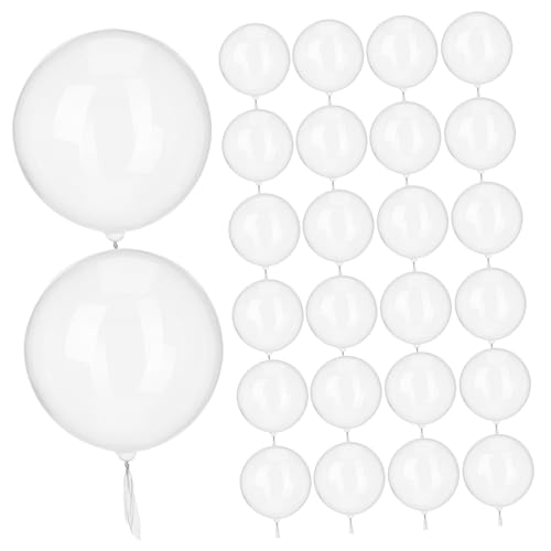 ifundom 100 Pcs Bobo-Ball Ballonpumpe Partyballons schillernde Platten Zahlenballons Würfel Jumbo geburtstagsdekoration hochzeitsdekoration Partyzubehör Hochzeitsballon TPU Transparent von ifundom